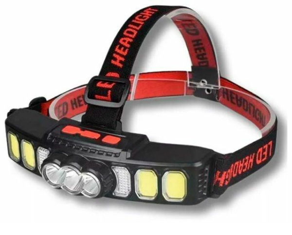Producto - LINTERNA MINERA 9 LED RECARGABLE HX811S