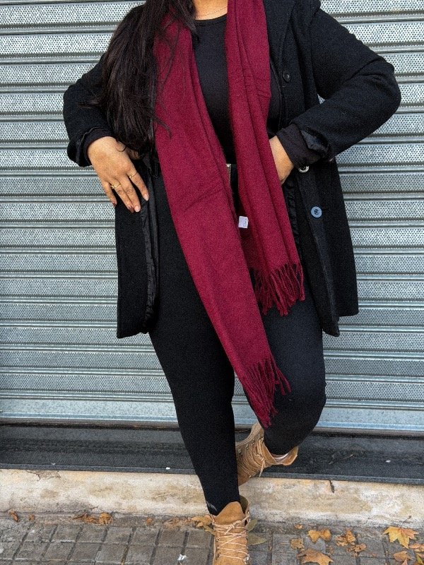 Producto - Bufanda importada Bordo