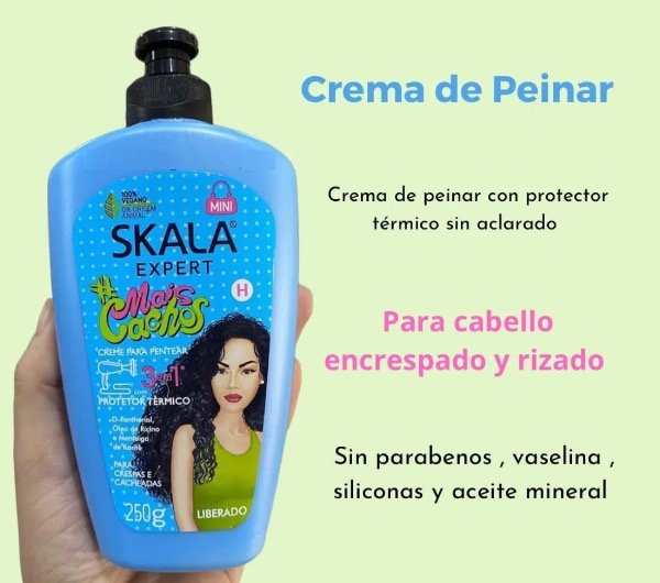 Producto - Crema Skala para peinar 3 en 1con protector termico