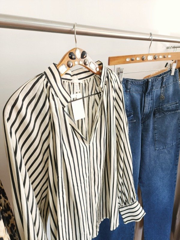Producto - Blusa rayas HyM