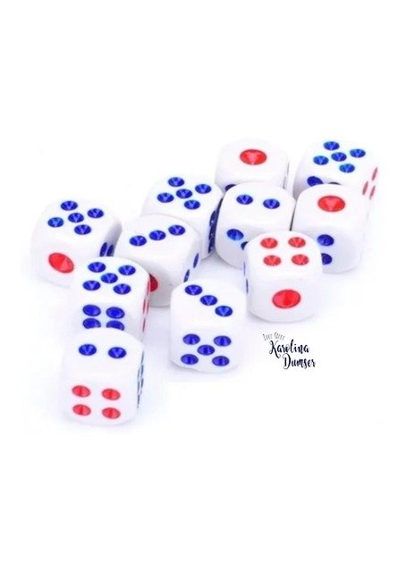 Producto - Dado Blanco Pack Por 10 Unid. - 0