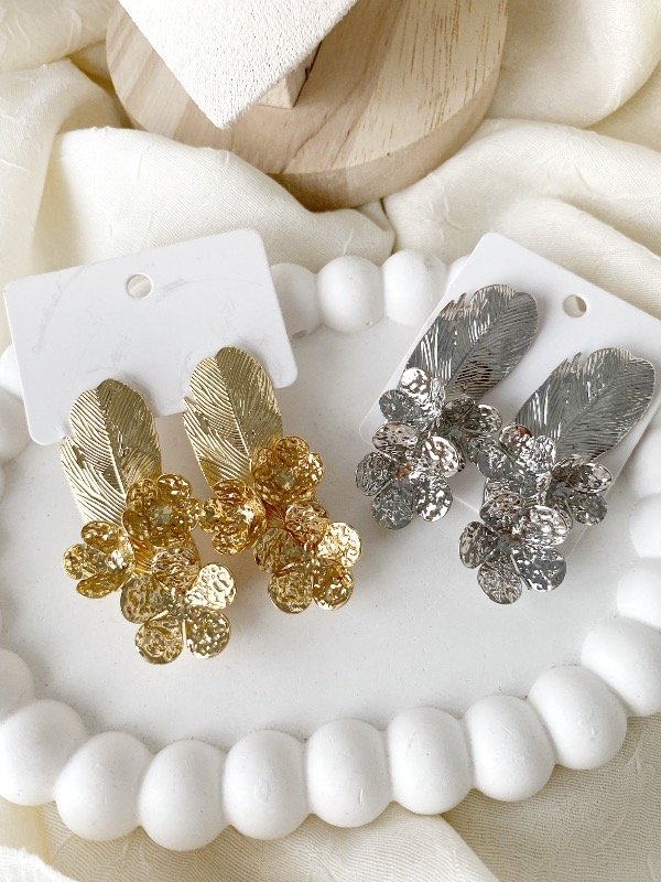 Producto - Aros pluma flowers