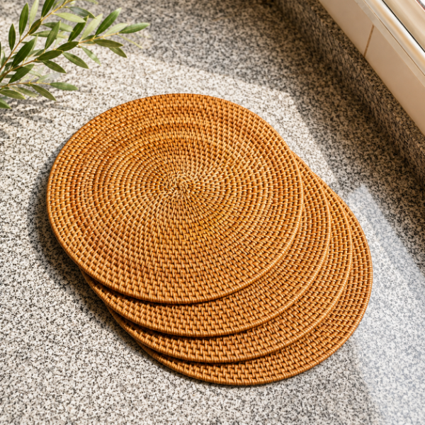 Producto - Set x4 Individuales Rattan 35 cm - 3