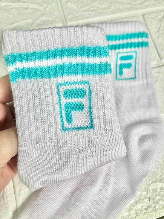 Producto - FILA BLANCA TURQUESA Puño Alto