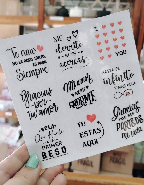 Producto - ADHESIVO VINILO SAN VALENTIN
