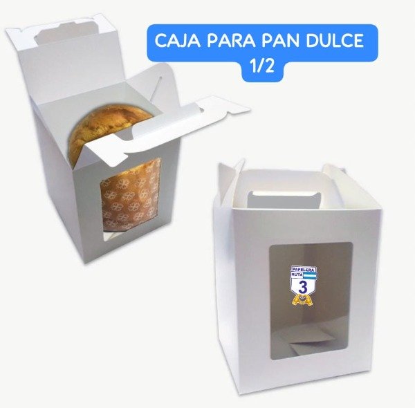 Producto - CAJA PARA PAN DULCE 1/2