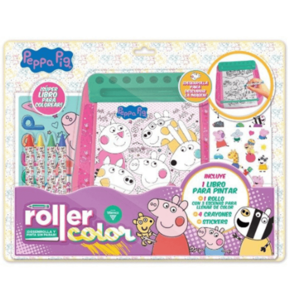 Producto - SET DE ARTE ROLLER COLOR - Peppa Pig