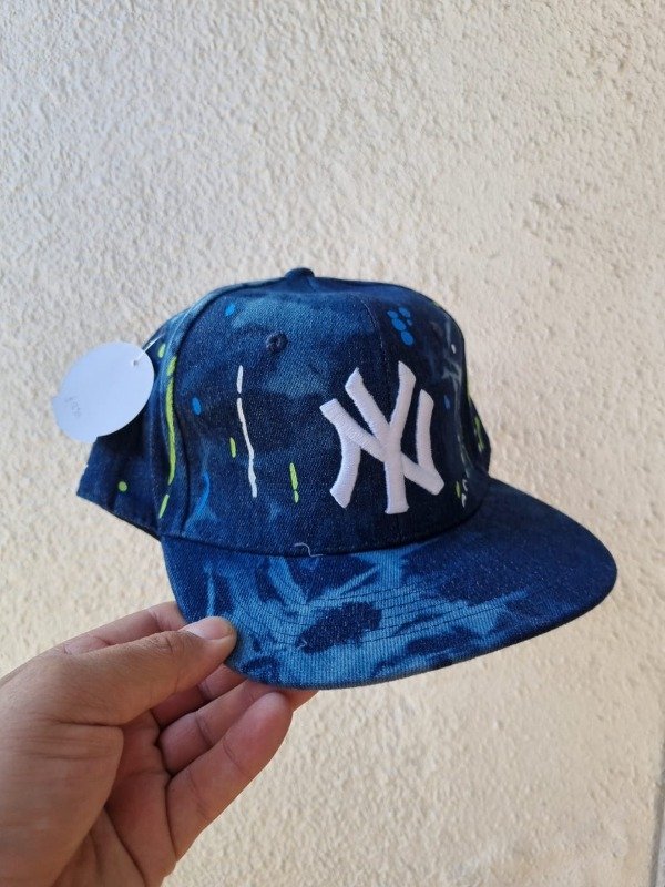 Producto - Gorra PLANA NY REGULABLE JEAN OSCURO