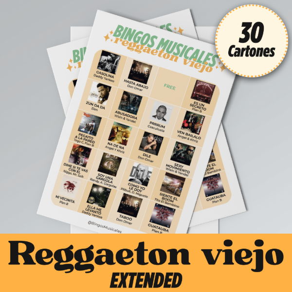 Producto - REGGAETON VIEJO (Versión Extended - 30 Cartones)