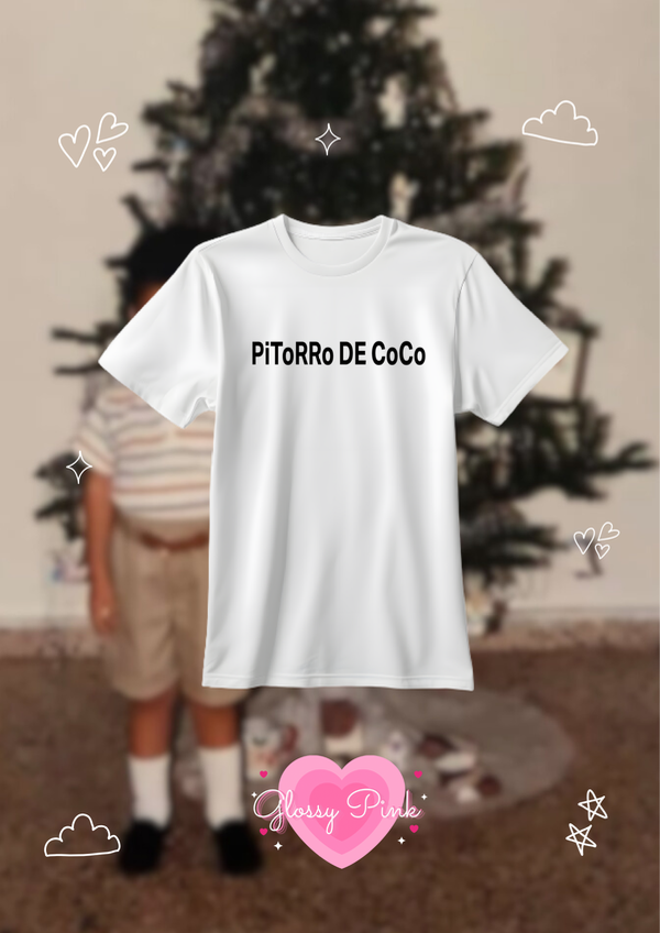 Remera PiToRRO DE COCO - VINILO TEXTIL
