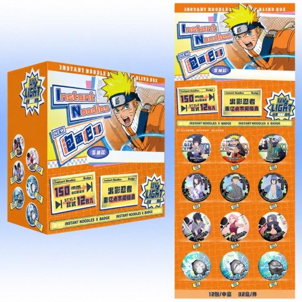 Producto - Pin Metalico Grande Brilla en la Oscuridad - NARUTO