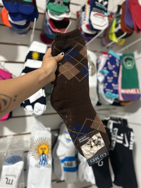 Producto - Pantumedias hombre marrón oscuro