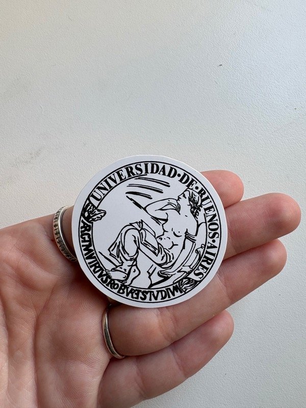 Producto - Sticker uba redondo