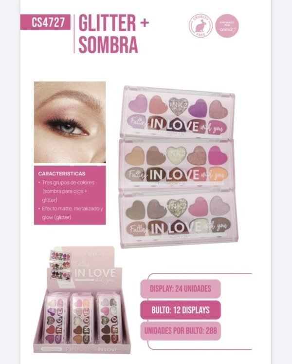 Producto - Paleta IN LOVE- Pink 21