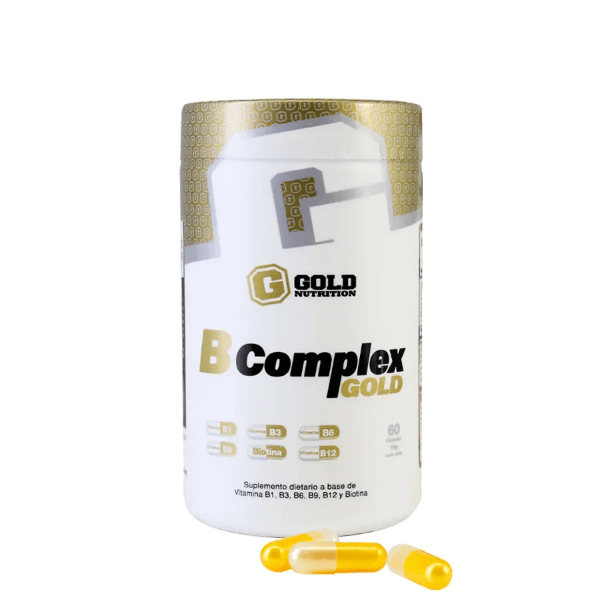 Producto - B-COMPLEX - GOLD NUTRITION - 60 CAPSULAS