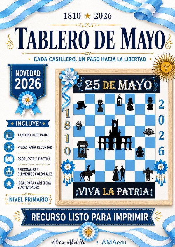 Producto - Tablero 25 DE MAYO 1810-2026