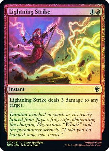 Producto - Lightning Strike Foil  Dominaria United