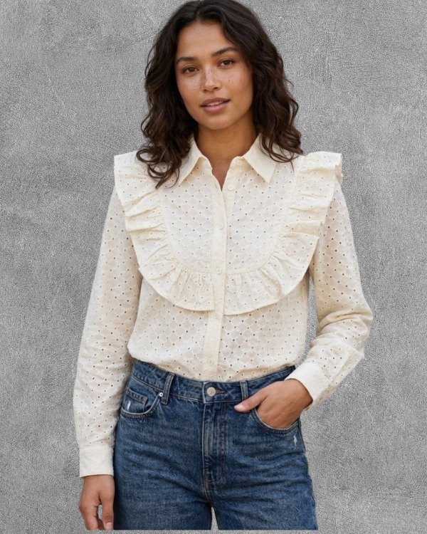 Producto - 226 Camisa de Broderie con volados