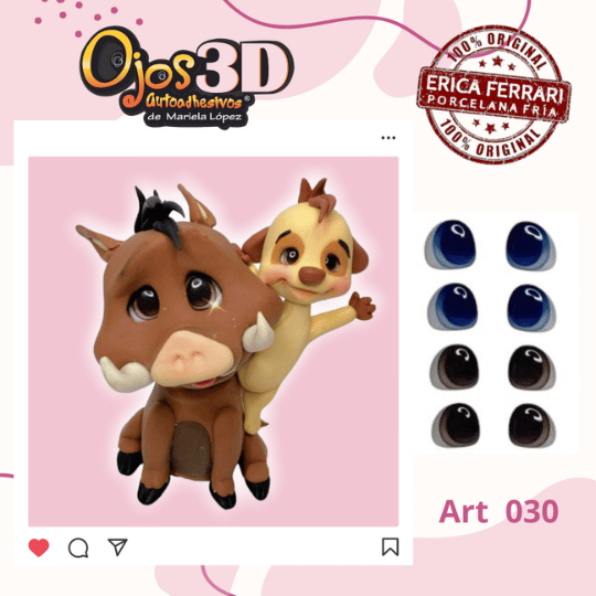 Producto - Ojito 3D Erica Ferrari art 030