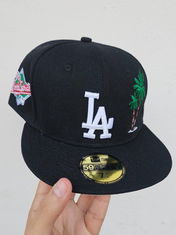 Gorra New Era Los Angeles Dodgers palm world series 1988 patch