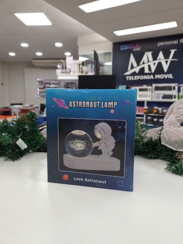 Producto - Esfera Magica Cristal 3D Luz Led Lampara Planeta Astronauta Aitech EC100807