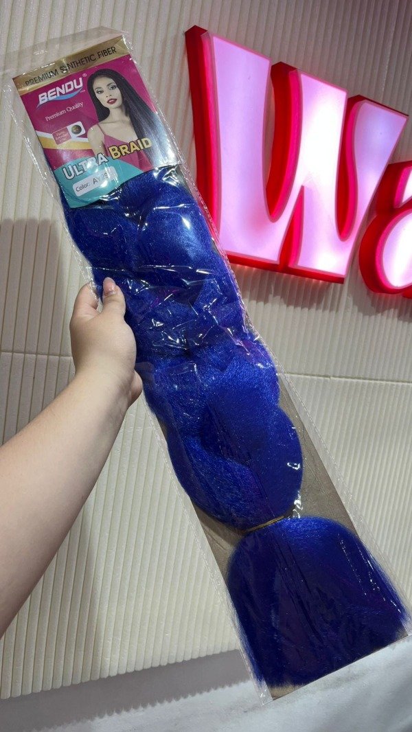 Producto - Cabello kanekalon color AZUL