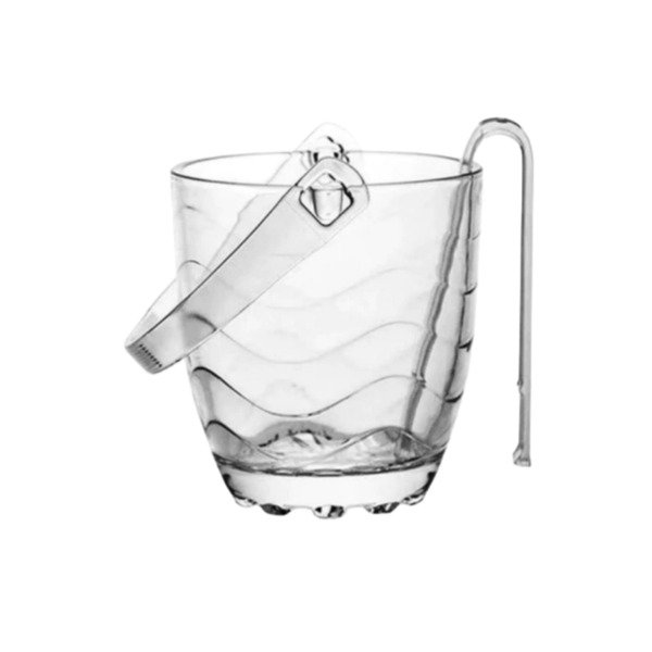 Producto - Hielera Vidrio con Manija y Pinza