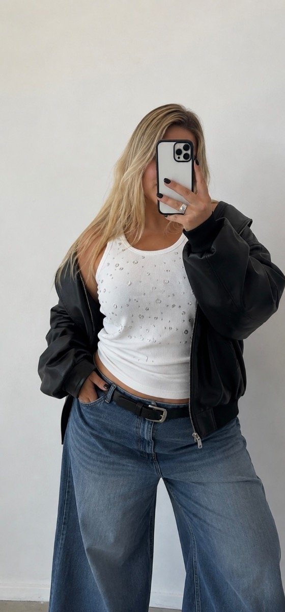 Musculosa Tachita Grecia blanca