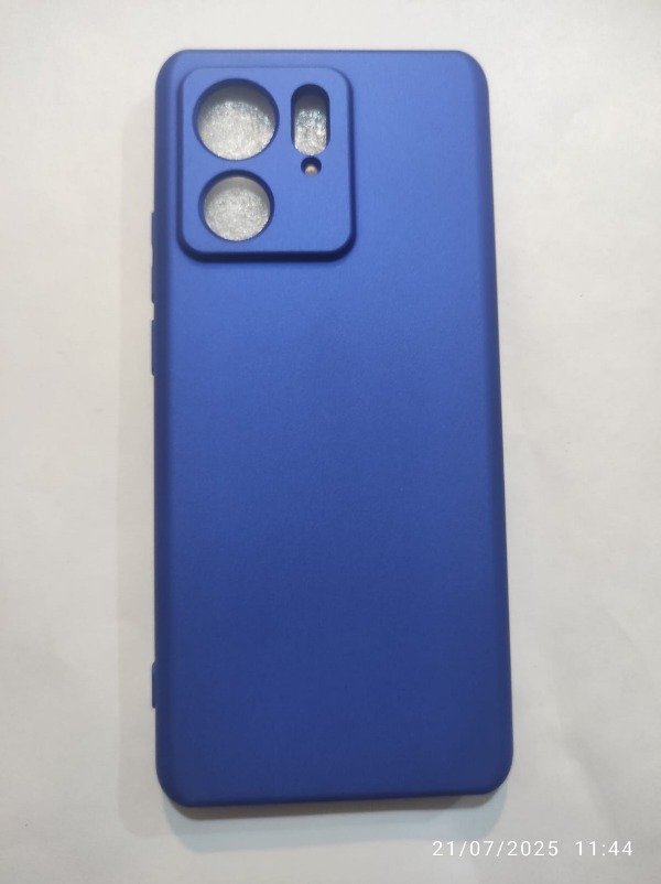 Producto - Funda Silicone Case Azul Metalizado para Moto EDGE 40