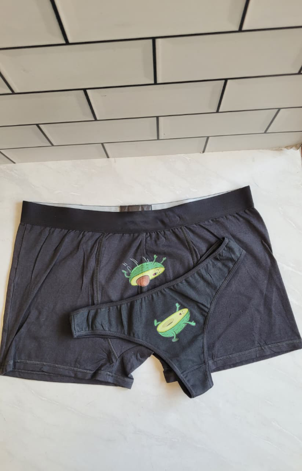 Producto - Conjuto ropa interior pareja. (boxer talle especial)