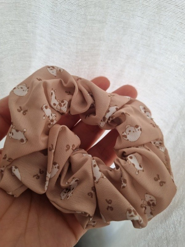 Producto - Scrunchie perritos marron