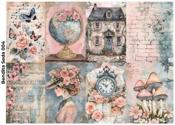 Producto - Bendita Seda 003 Shabby Chic rosa XL