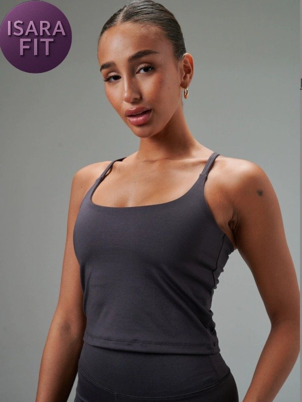 Producto - Musculosa Cropped Grey - 1