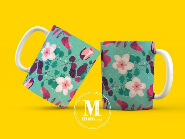 Producto - Taza Floreada
