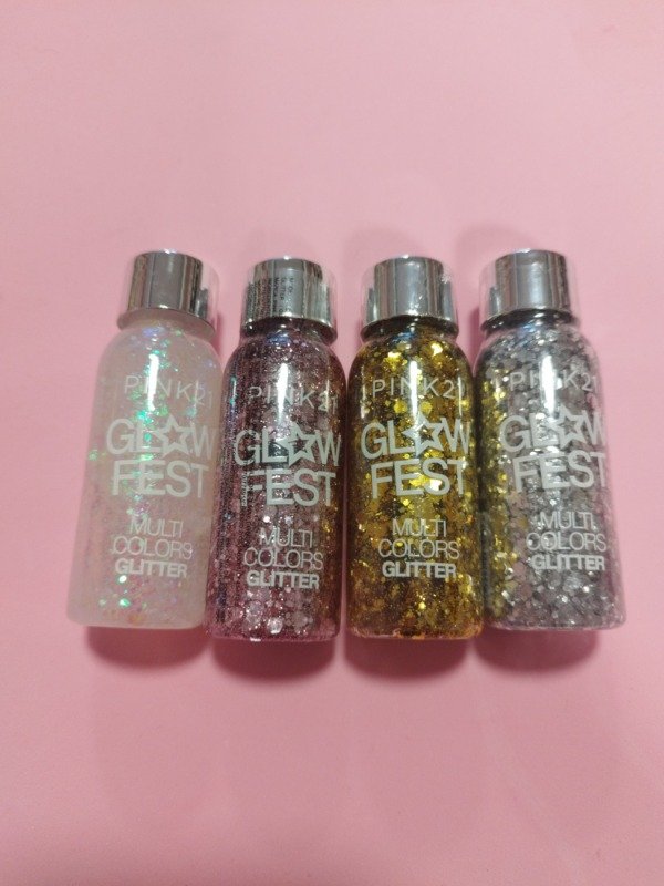 Producto - Glitter en gel glow fest pink 21