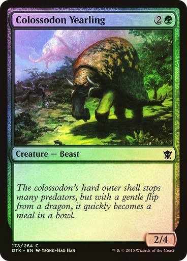 Producto - Colossodon Yearling Foil  Dragons of Tarkir