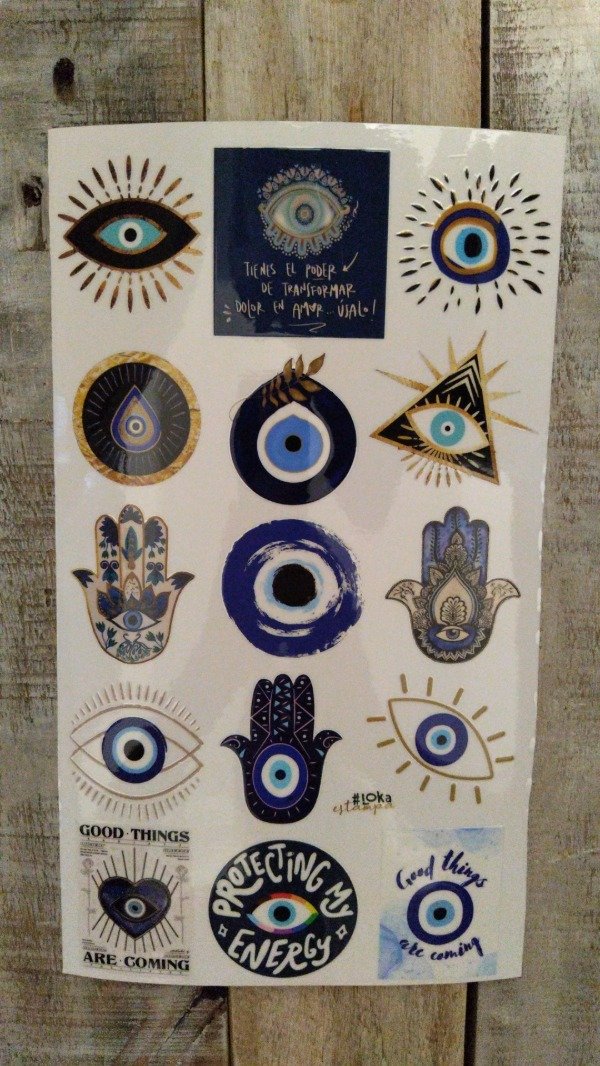 Producto - UV Planchas Mix 16x28cm Ojos turcos