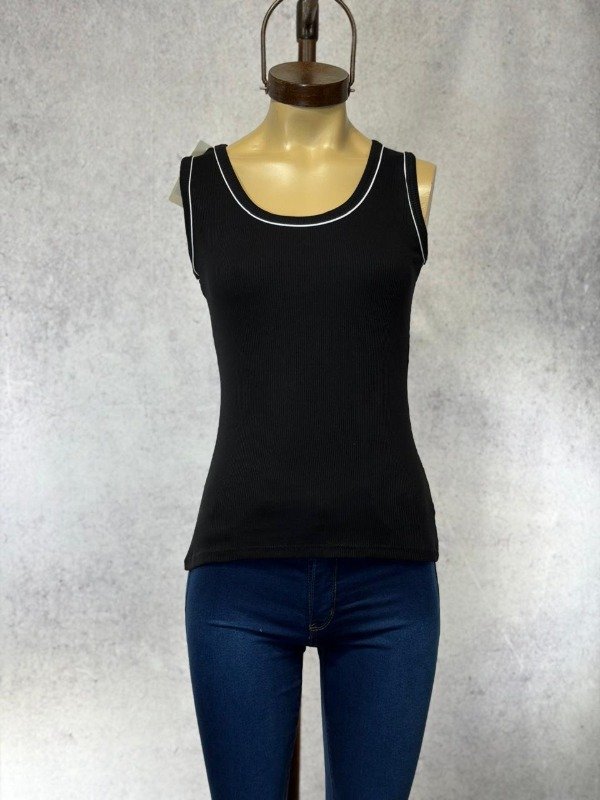 Producto - MUSCULOSA HABA NEGRA MORLEY ALGODON - 0