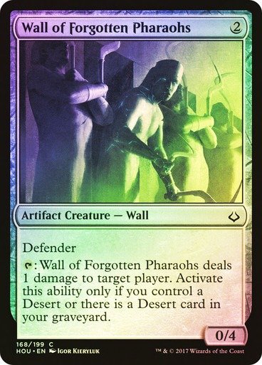 Producto - Wall of Forgotten Pharaohs Foil  Hour of Devastation