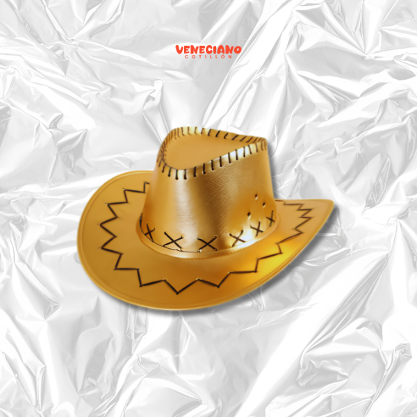 Producto - Sombrero vaquero DORADO