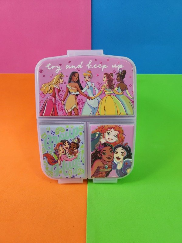 Producto - Lunchera 3 divisiones princesas