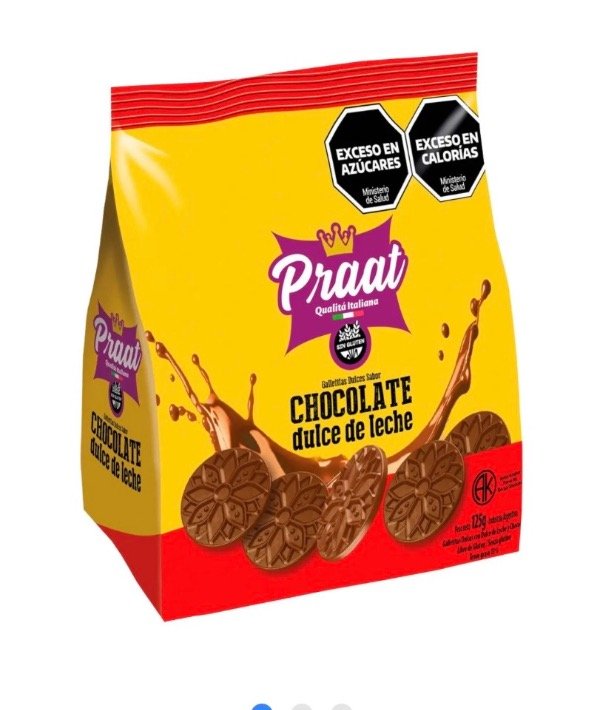 Producto - GALLETTITAS PRAAT CHOCOLATE DULCE DE LECHE