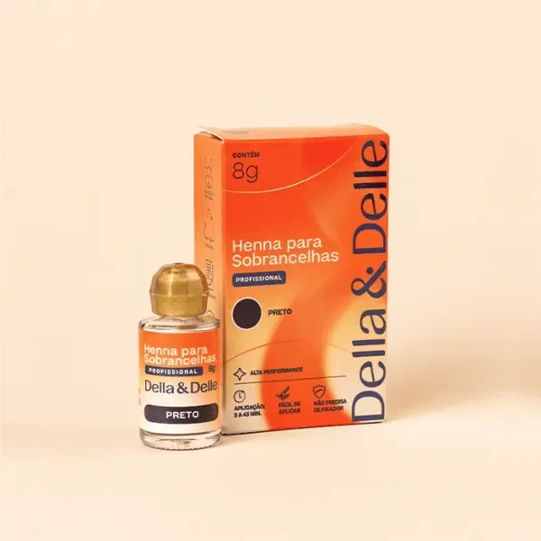 Producto - Henna para Cejas  Brasilera Della y Delle 1.5grs - Original - 3