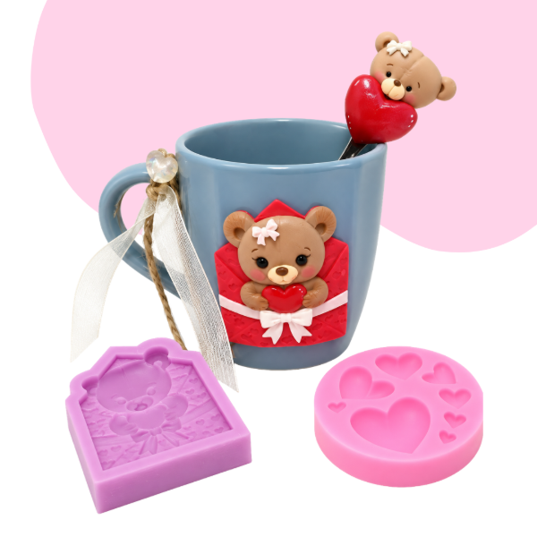 Producto - Molde Osito Carta de Amor - 2