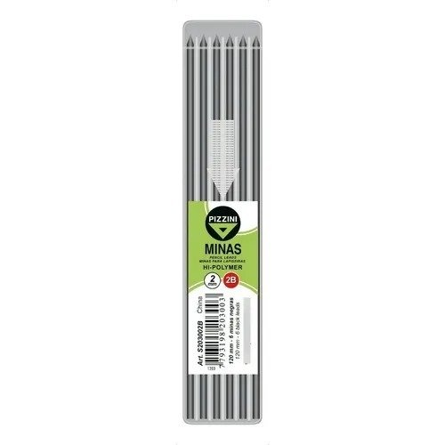Producto - MINAS PIZZINI 2 mm. 2B. 120mm. X6
