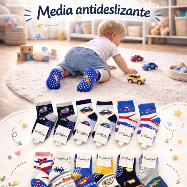 Producto - Medias antideslizante 2 a 3 años vehiculos