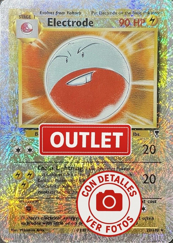 Producto - Electrode 22/110 Legendary Collection - REVERSE HOLO