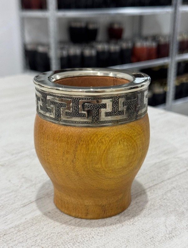 Producto - IMPERIAL DE ALGARROBO Virola de alpaca lisa fleje cincelado.