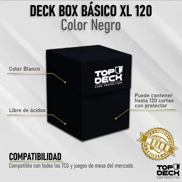 Producto - Top deck - Deckbox 120 XL Negro