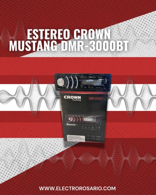 Producto - Estéreo crown mustang DMR-3000BT